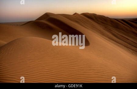 Sanddünen, Oman, Rub al Khali Stockfoto