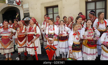 Zagreb, kroatische Folkloregruppe Stockfoto