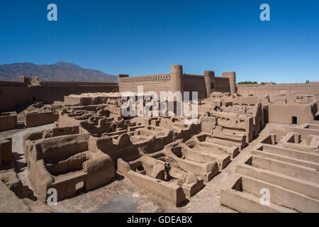 Iran, Rayen Stadt, Arg-e-Rayen, Raen Zitadelle Gouverneurspalast Stockfoto