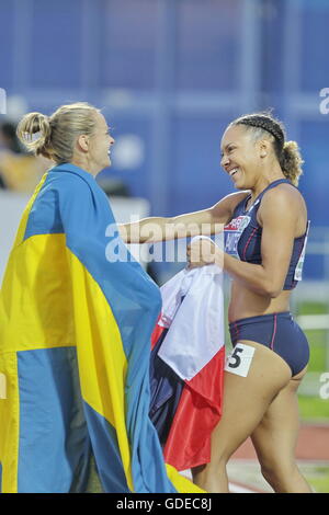 Amsterdam, Niederlande 9. Juli 2016 Renelle Lamotte 2. 800 m bei Amsterdam Europameisterschaft Stockfoto