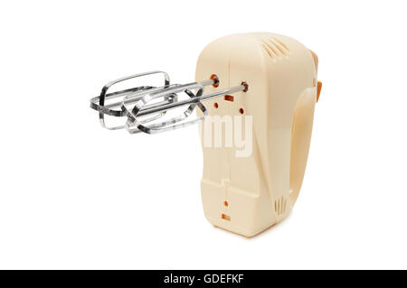 Mischer isoliert auf einem weißen Stockfoto