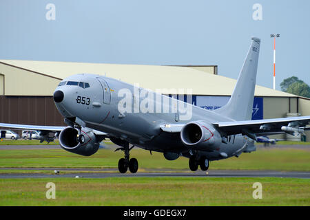 Vereinigte Staaten Marine Poseidon P8A beim RIAT RAF Fairford Stockfoto