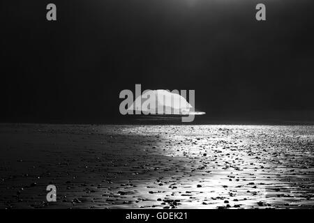 Natürliche Bögen am Strand, Legzira, Marokko Stockfoto