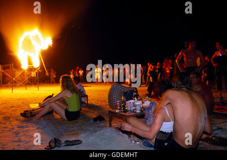 Full Moon Party, Ko Pha Ngan, Thailand Stockfoto