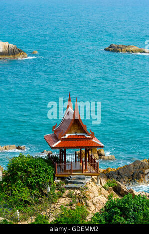 Tempel in Choeng Mon Bucht, Ko Samui Island, Thailand Stockfoto