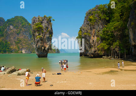 James Bond Insel, Phang-Nga Bay Nationalpark, Phuket, Thailand / Phangnga Stockfoto