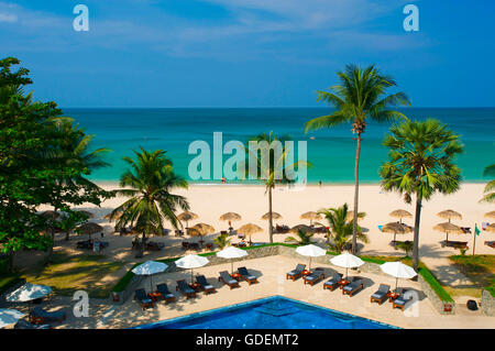 Chedi Resort bin Pansea Beach, Phuket, Thailand Stockfoto