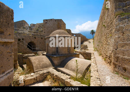 Hafen von Girne, Keryneia, Nord-Zypern Stockfoto