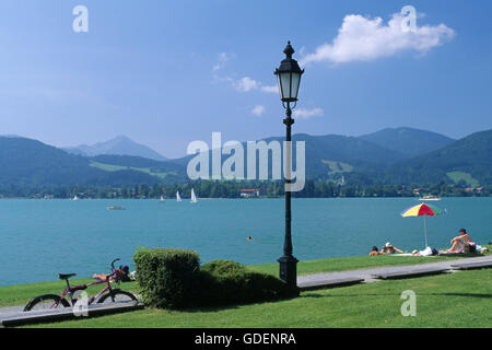 Rottach-Egern, See Tegernsee, Bayern, Deutschland Stockfoto