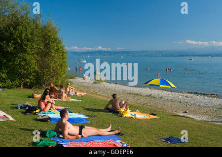 Hagnau, Bodensee, Baden-Wuertttemberg, Deutschland Stockfoto