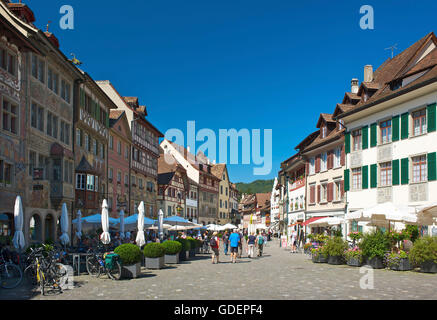 Stein am Rhein, Bodensee, Schweiz Stockfoto