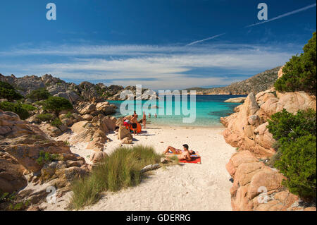 Cala Coticcio, Isola Caprera, La Maddalena Archipel, Sardinien, Italien Stockfoto