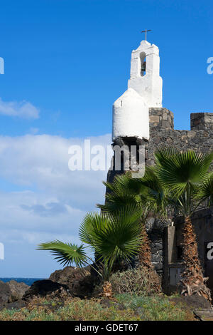 Burg in Garachico, Teneriffa, Kanarische Inseln, Spanien Stockfoto