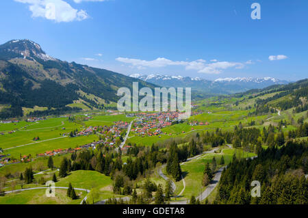 Bad Hindelang, Allgäu, Bayern, Deutschland Stockfoto