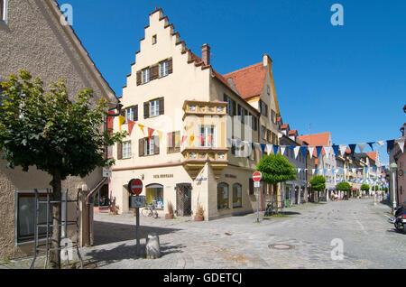 Altstadt in Kaufbeuren, Allgäu, Bayern, Deutschland Stockfoto