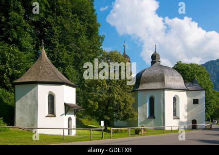 St. Loretto-Kapelle, Oberstdorf, Allgäu, Bayern, Deutschland Stockfoto