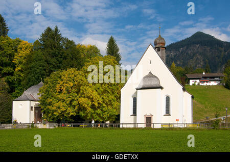 St. Loretto-Kapelle, Oberstdorf, Allgäu, Bayern, Deutschland Stockfoto