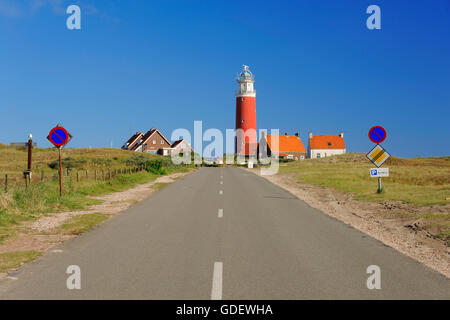 Leuchtturm, De Cocksdorp, Insel Texel, Nordholland, Niederlande Stockfoto