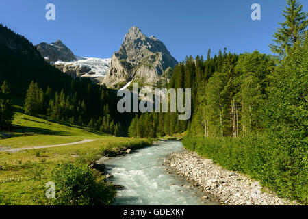 Wellhorns, Rosenlauital, Schweizer Berge Stockfoto