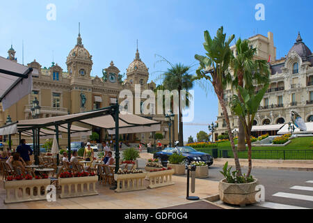 Casino, Jardins de Boulingrins, Monte Carlo, Monaco, Cote d? Azur, Frankreich Stockfoto