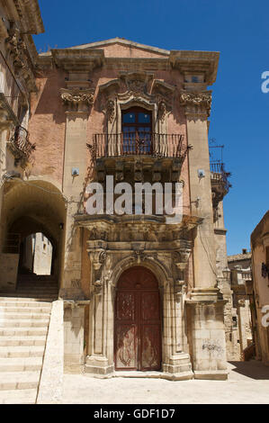 Altstadt, Ragusa Ibla, Val di Noto, Sizilien, Italien Stockfoto