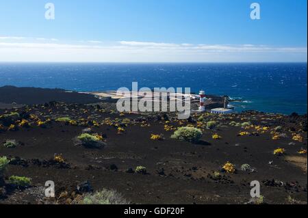 Faro de Fuencaliente, La Palma, Kanaren, Spanien Stockfoto