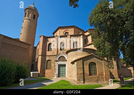 Basilika San Vitale, Ravenna, Emilia Romagna, Italien Stockfoto