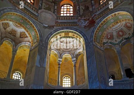 Basilika San Vitale, Ravenna, Emilia Romagna, Italien Stockfoto
