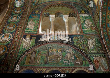 Basilika San Vitale, Ravenna, Emilia Romagna, Italien Stockfoto