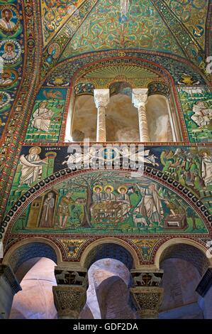 Basilika San Vitale, Ravenna, Emilia Romagna, Italien Stockfoto