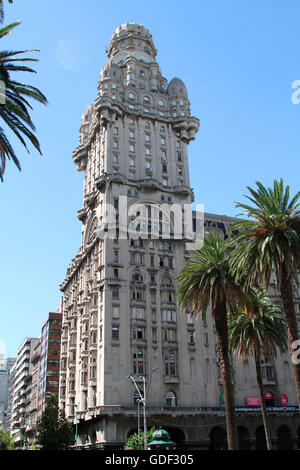 Salve-Palast, Independence Platz, Plaza Independencia, Montevideo, Uruguay Stockfoto