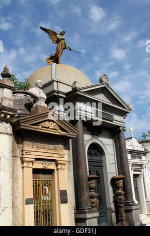 Cementario De La Recoleta (Friedhof Recoleta), Buenos Aires, Argentinien Stockfoto