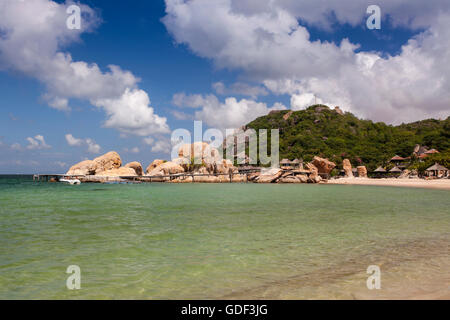 Bungalowanlage Ngoc Suong in Cam Ranh Bay, Nha Trang, Vietnam Stockfoto