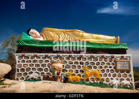 Buddha-Statue, co-Tach-Pagode, Binh Thuan, Vietnam Stockfoto