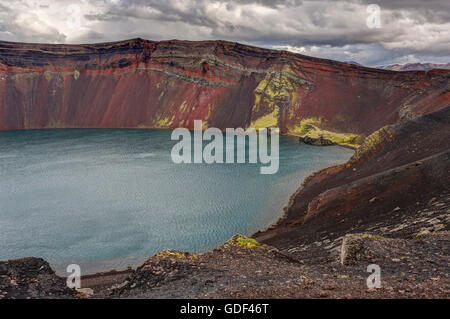 Beschreibung, Landmannalaugar, Island Stockfoto