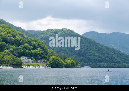 See Chuzenji in Nikko-Nationalpark, Japan. Stockfoto