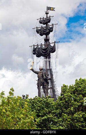 Peter das große Denkmal Stockfoto