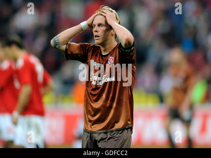 Marius Ebbers, Bundesliga-Fußball-Liga, Saison 2010 / 2011 3. Match FC Köln - FC St. Pauli 1:0 Stockfoto