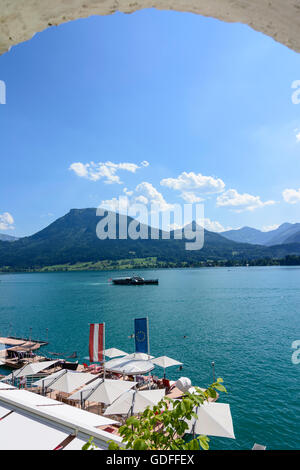 St. Wolfgang: See Wolfgangsee, Raddampfer "Kaiser Franz Josef I.", Österreich, Oberösterreich, Oberösterreich, Salzkammergut Stockfoto