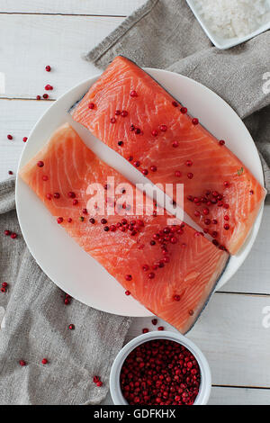 Lachs Stockfoto