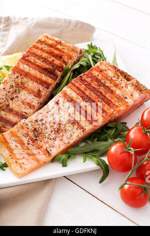 Lachs Stockfoto