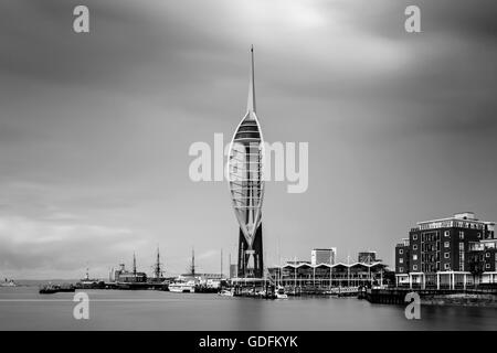 Der Emirates Spinnaker Tower, Gunwharf Quays, Portsmouth, Hampshire, UK Stockfoto