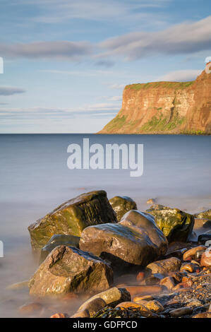 Östlich von Saltburn by-the-Sea, Huntcliff oder Jagd-Klippe Stockfoto