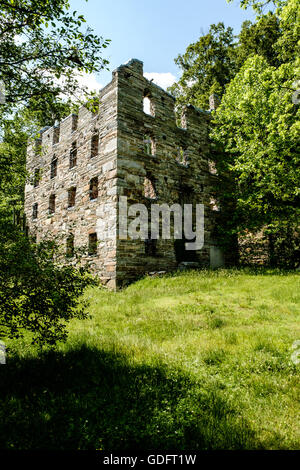 Beverley Mill (Chapman Mühle), breit ausgeführt, die Ebenen, Virginia Stockfoto