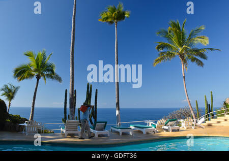 Schwimmbad im Hotel Los Flamingos Acapulco, Mexiko Stockfoto