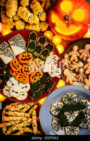 Halloween-Plätzchen Stockfoto