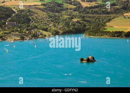 Lac de Serre Poncon Stockfoto