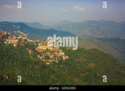 Malerische Aussicht von Shimla (Himachal Pradesh, Indien) Stockfoto