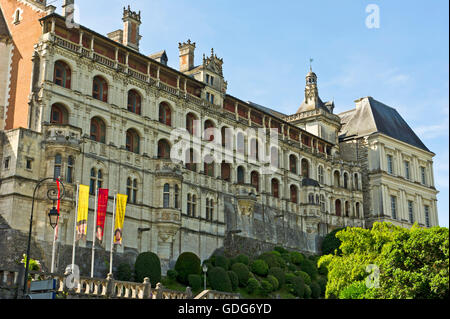 Chateau de Blois, Loir-et-Cher, Frankreich Stockfoto