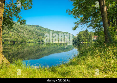 Lake Ghirla, Valganna - Italien Stockfoto